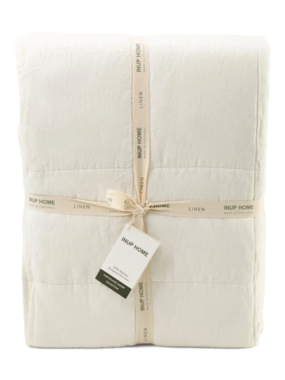 INUP HOME Made In Portugal Linen Comforter With Cotton Backing